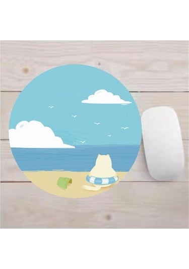 Primepickings Küçük Çizgi Film Sevimli Kaymaz Oyun Fare Altlığı