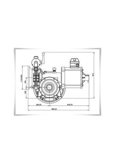 Akiş Mugen Mf1 Pro-E 7.5Kw 480X5X10 800Kg Asansör Makina Motor