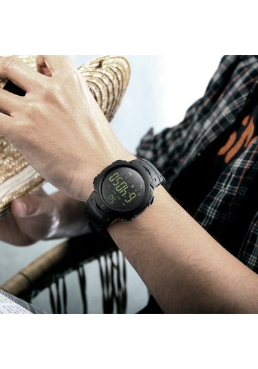 Tenfowee Skmeı Akıllı Spor Saati Unisex - 5atm Su Geçirmez, Adım Sayıcı, Kalori Takibi, Arama/bildirim Hatırlatıcı, Gerçek Zamanlı Spor İstatistikleri, Siyah 1301