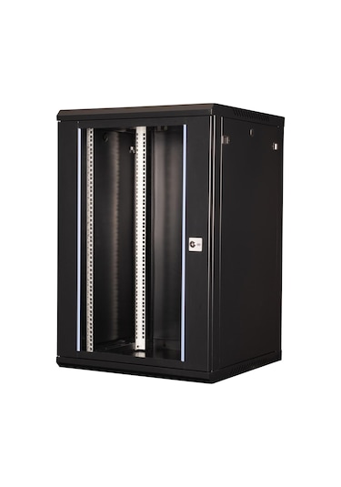 Lande 18u 19" Duvar Tipi Rack Kabinet Genişlik: 600 Mm Derinlik: 600 Mm Siyah