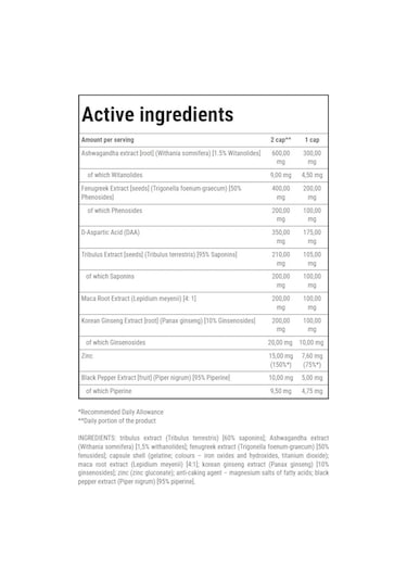 Trec Nutrition Testoxx Testo Booster 60 Kapsül