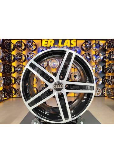 4 Adet Audi  7 16 5 112 Et40 57.1 Black Mack Jant Revize Edilmiş Takım
