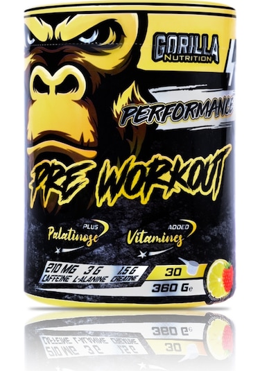 Gorilla Nutrition Performance Pre-workout 360 G Ahududu & Lim...