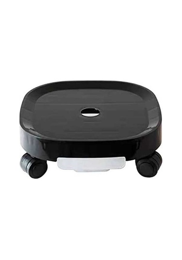 Ulzyvf Ve Tekerlekli Su Standı, Siyah Paleti Olan Kabı Bitki Bitki Arabası, Of