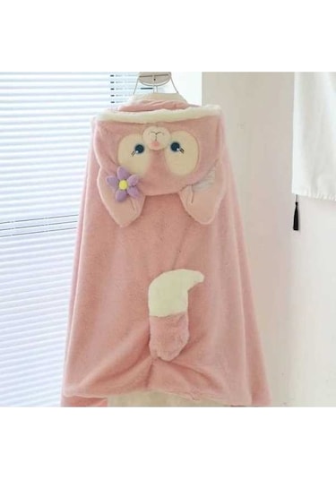 Flybuy Yeni Unisex Siesta Sıcak Sevimli Şal Yumuşak Öğrenci Ofis Kış Karikatür Kalın Hqgoodstore Battaniye Wj Diğer