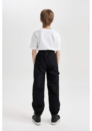 DeFacto Erkek Çocuk Beli ve Paçası Lastikli Kargo Cepli Pelüş Polar Astarlı Siyah Jogger Pantolon D3460A824WNBK81 DeFacto Erkek Çocuk Beli ve Paçası Lastikli Kargo Cepli Pelüş Polar Astarlı Siyah Jogger Pantolon D3460A824WNBK81