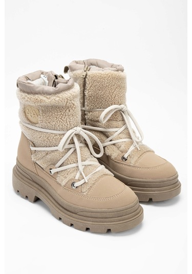 Effetre Kadın Kumaş Bej Kar Botu 516 8715 Bn Bot Sk23/24 Beıge Bej