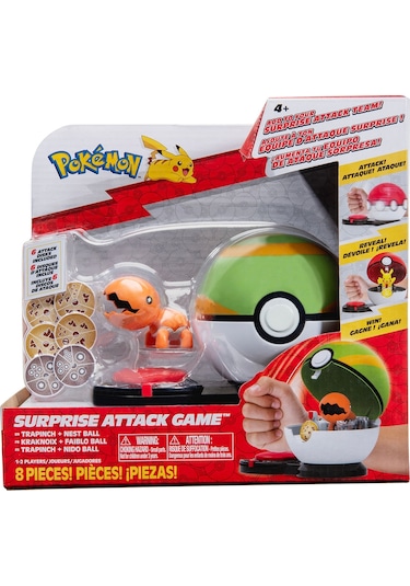 Pokemon Sürpriz Atak Oyun Seti - Trapinch + Nest Ball