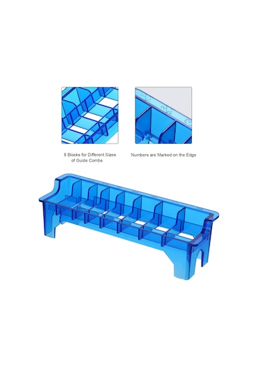 Reedark Saç Tıraş Tarakları İçin Düzenleyici Kutu, 4 Renk Seçeneği, Abs Malzeme, Kuaför Ve Ev Kullanımı İçin Siyah
