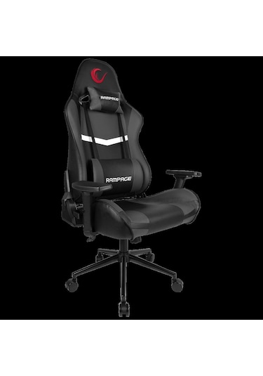 Rampage Kl-r56 3d Kol Tam Dökme Süngerli Siyah/gri Oyuncu Koltuğu