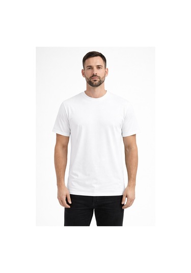 Monox Unisex Basic Tişort Beyaz