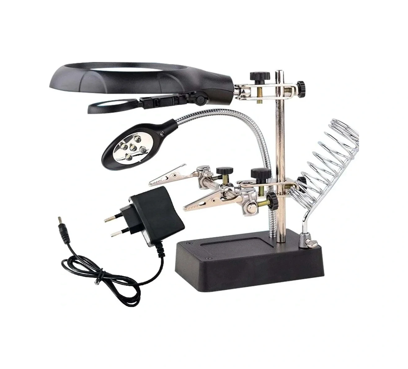 Rewel Mg-16129c Büyüteç Havya Standı