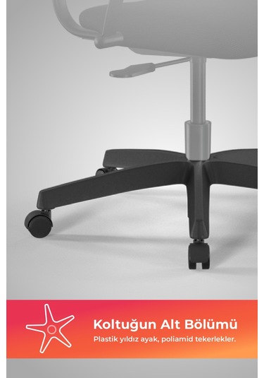 Ergolife Sit Air Ofis Koltuğu Tekerlekli, Yükseklik Ayarlı, Fileli, Siyah, Bilgisayar Sandalyesi -572.60.1.152 Diğer