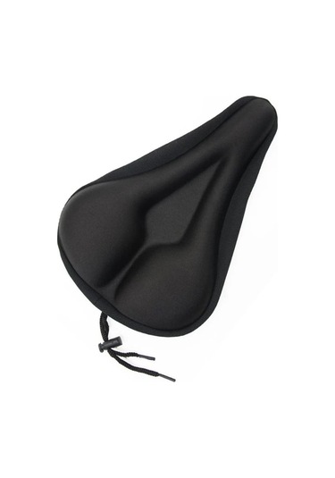 Bisiklet Ultra Yumuşak Siyah Gerçek Jelli Bisiklet Sele Kılıfı