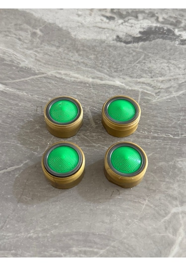 Rudi Armatür 4 Adetabatarya Ucu 4 Adet Su Tasarruf Ucu - Perlatör Gold Süzgeç