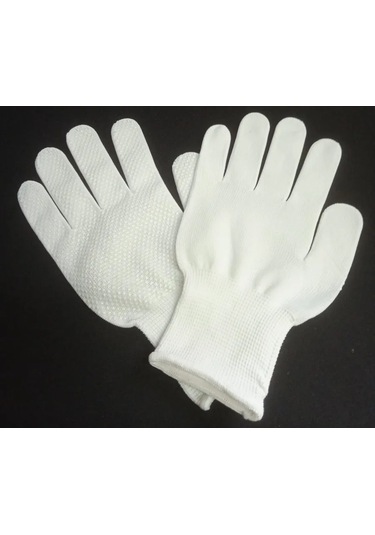 Reblaze İş Eldivenleri Naylon Pvc Mikro Nokta 24 Çift Beyaz 463320401