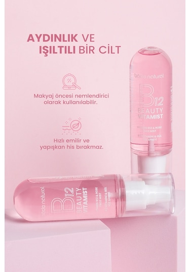Bade Natural Vitamist B12 Vitamini & Gül Yüz Spreyi 100 ML