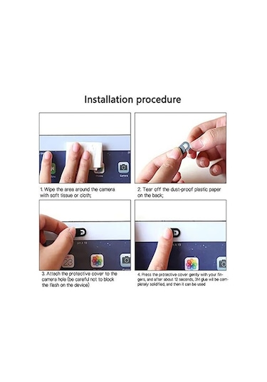 Besthome1 6 Adet Siyah Abs Kamera Gizlilik Kapakları - Bilgisayar Ve Tablet İçin Gizlilik Koruması