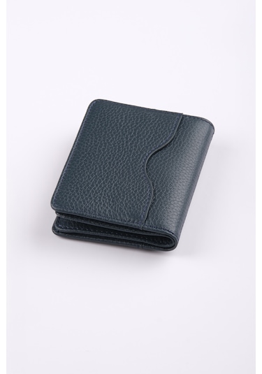 Ancora Leather Hakiki Deri Kartlık-26207 Lacivert