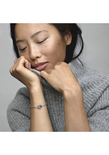 Nur Silver Ay Ve Gece Gökyüzü Gümüş Charm Nur-ch00024 Çok Renkli