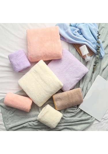 Konesam Yeşil Koral Fleece Banyo Havlusu 70x140cm - Yumuşak, Yüksek Yoğunluklu, Çok Amaçlı Ve Dayanıklı Diğer