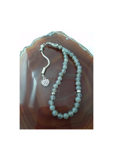 Akik Taşı Tespih / Doğaltaş Tespih 6 Mm N11.1625