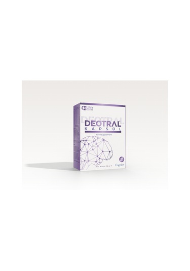 Deotral Sitikolin Fosfatidilserin Folik Asit B Vitamini İçeren Takviye Edici Gıda 60 Kapsül