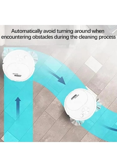 Dancemonkey Tarla Süpürme Robotu Otomatik Aile Mini Temizleme Makinesi Usb Şarjlı Akıllı Süpürge Siyah, Yeni Tasarım Siyah