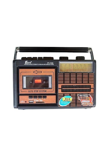 Tepe Fp-319U Usb+Sd+Fm Radyo Kaset Çalar Mp3 Müzik Çalar