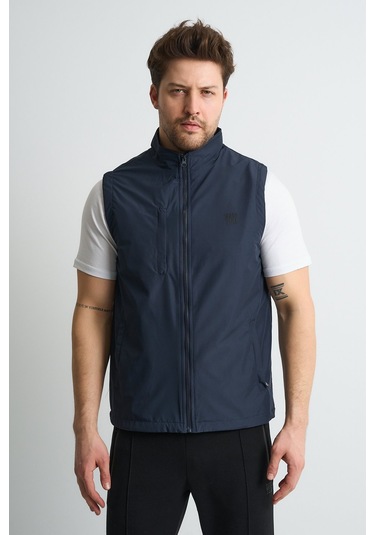 Shooter Sportswear Deluxe Erkek Yelek Üç Cepli İçi Polarlı Regular Kalıp Lacivert Lacivert