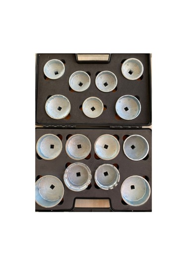 Özf0132 Yağ Filtre Sökme Aparatı Seti Takımı 15'li