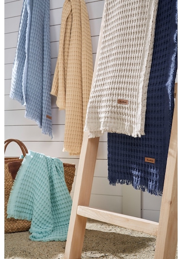 Özdilek Waffle Plaj Havlusu 70x140 Cm Mint