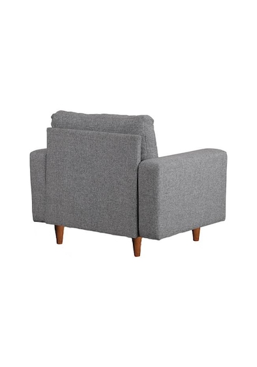 Lungo Modüler Koltuk Takımı Keten Açık Gri Açık Gri