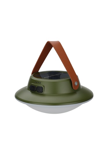 Jian Fan Taşınır Kanca Güneşkamp Lambası Acil Su Geçilmez Lamba-kahverengi Kahverengi