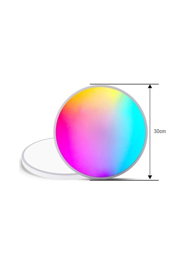 Sones Rgbcw Akıllı Graffiti Uygulaması Sesli Tavan Işığı, Gerilim: Ab Standardı 220v-240v