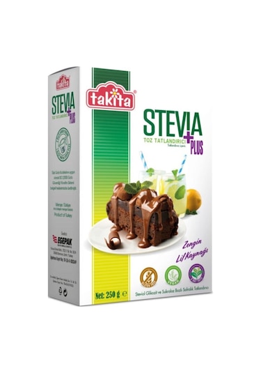 Takita Stevia Plus Toz Tatlandırıcı 250 Gr
