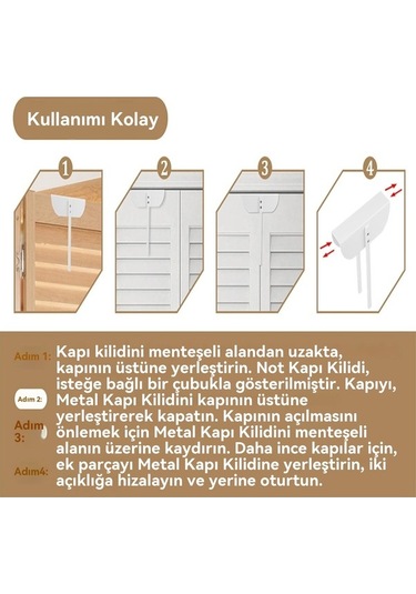 Bosphorusboutique Ve Uygun Sürgülü Ofis Metal Kullanımına Kilit Kilidi Kilidi Kilidi Katlanır Kasası Kapı Kapı Kapı Ev Dolap Çocuk Nf Çok Renkli