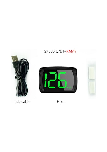 Samdoo Araç Hud Gösterge - Gps Hız Göstergesi, Büyük Led Ekran Km/mph