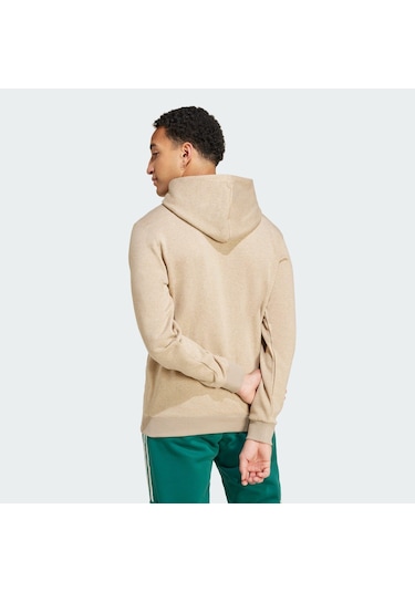 Adidas Multi Seasonal Essentials Mélange Erkek Kapüşonlu Üst-7648 Bej