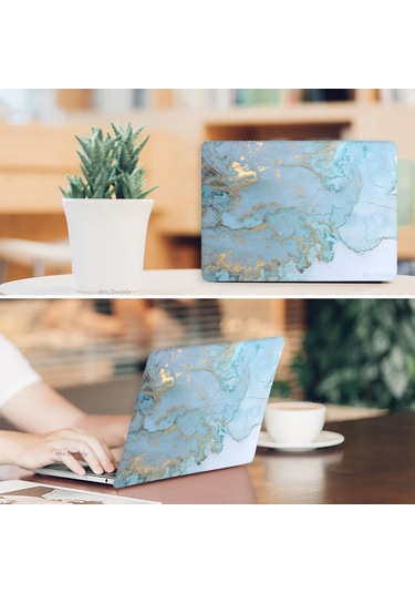 Macbook Pro Kılıf 13 İnç Mermer06nl Eski Hdmı'lı Model 2012-2015 A1425 A1502 İle Uyumlu R-38