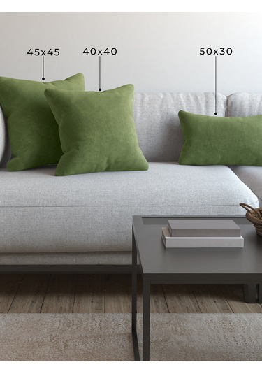 Soft Series Tatlı Yeşil Kırlent, Yastık Kılıfı Tatlı Yeşil