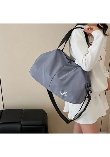 Fochsia Mor Spor Çantası: Büyük Kapasiteli Nemli/kuru Bölmeli Hafif Tote Mor