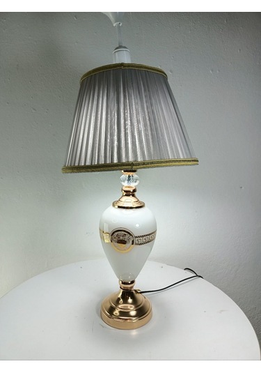 Bıev Medusa Beyaz Cam Abajur Beyaz