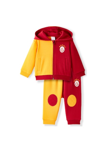 Gsstore Galatasaray Bebek Eşofman Takımı B252045 Sarı - Kırmızı