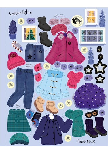 Sticker Dolly Dressing Winter Wonderland Usborne