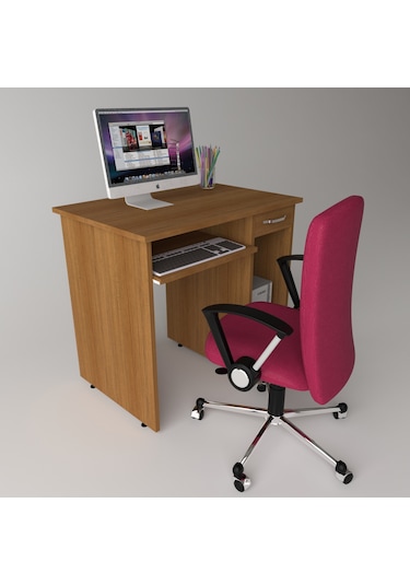 Modüler Dünyası - Bilgisayar Masası Çekmeceli N11.1494 Teak