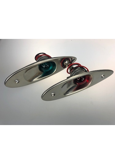 Tekne Burun Seyir Feneri. Paslanmaz. Iskele Sancak