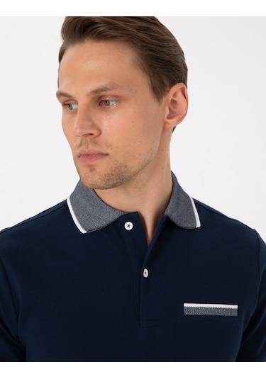 Pierre Cardin Erkek Lacivert Tişört 50307562-vr033 Lacivert