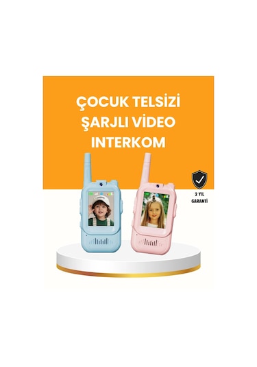 Uzun Menzilli Video Walkie Talkie Eğitici Ve Eğlenceli Oyuncak -