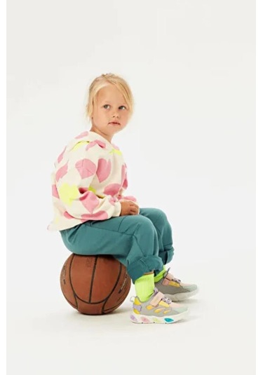 Vicco Lamb 346.p25k.227 Anatomik Taban Işıklı Kız Çocuk Spor Ayakkabı Gümüş 26-30 Gümüş